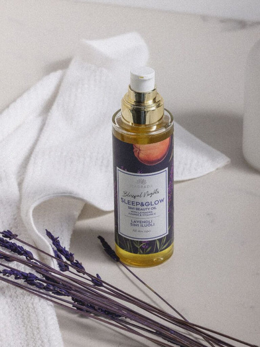 Lavender body oil with vitamin E - 200 ml